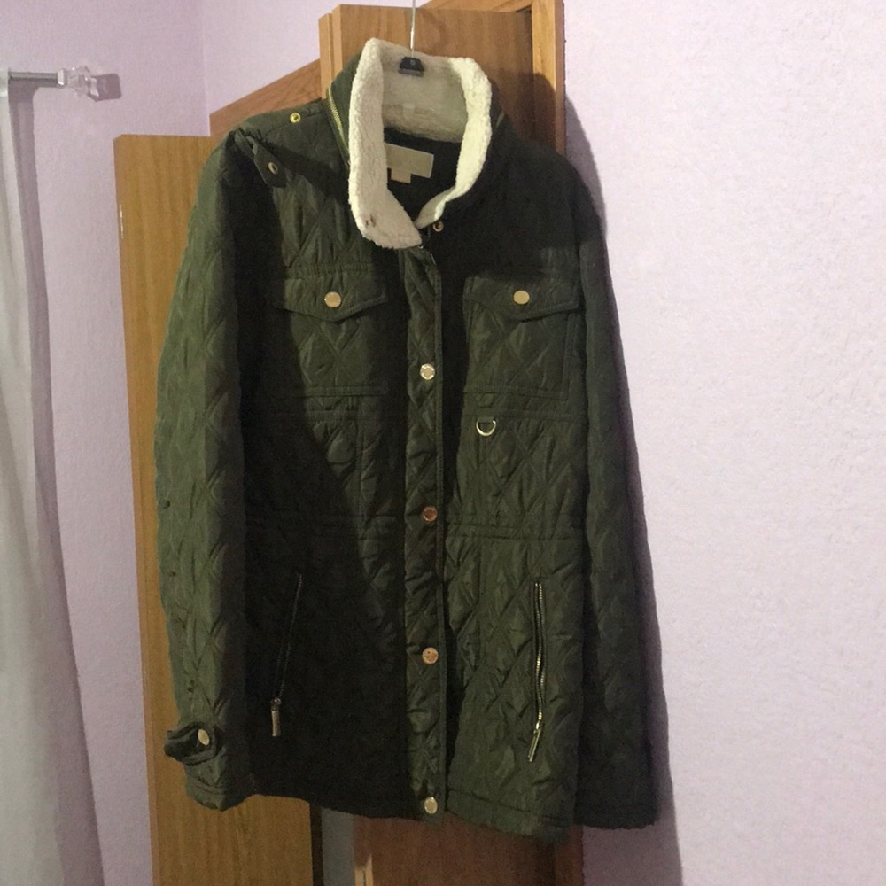 Michael Kors- Olive Green Winter Coat
